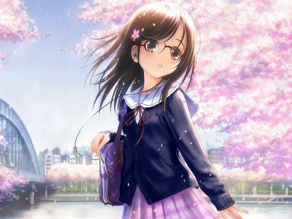 【もうすぐ春ですね】桜と美少女な二次画像【39】