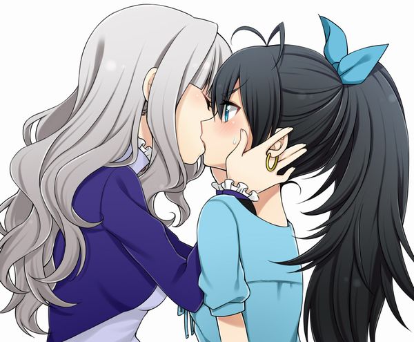 【記念すべき一歩】女の子同士でキスしてるレズキス二次画像【18】