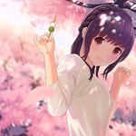 【もうすぐ春ですね】桜と美少女な二次画像