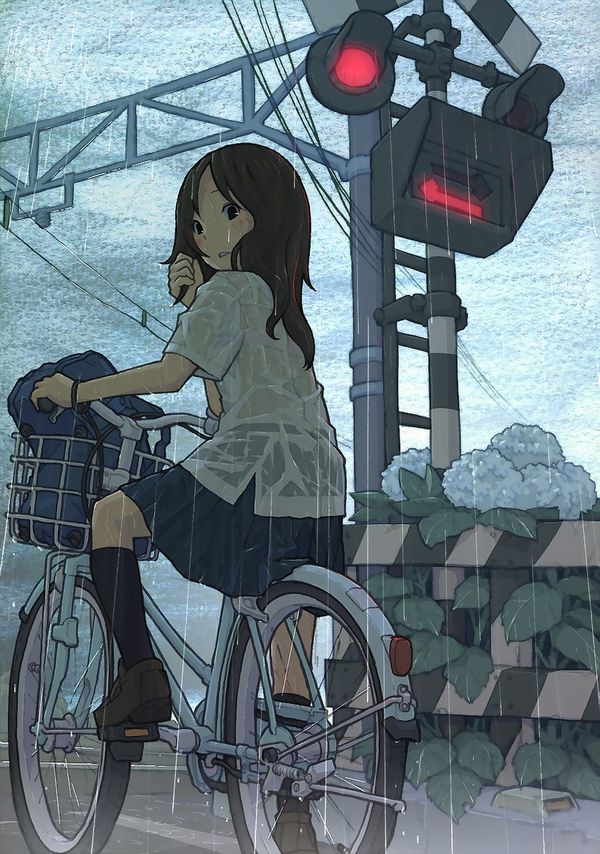【日常風景】家が少し遠いから･･･自転車通学してる女子高生の二次画像 【15】