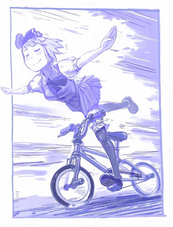【日常風景】家が少し遠いから･･･自転車通学してる女子高生の二次画像 【25】