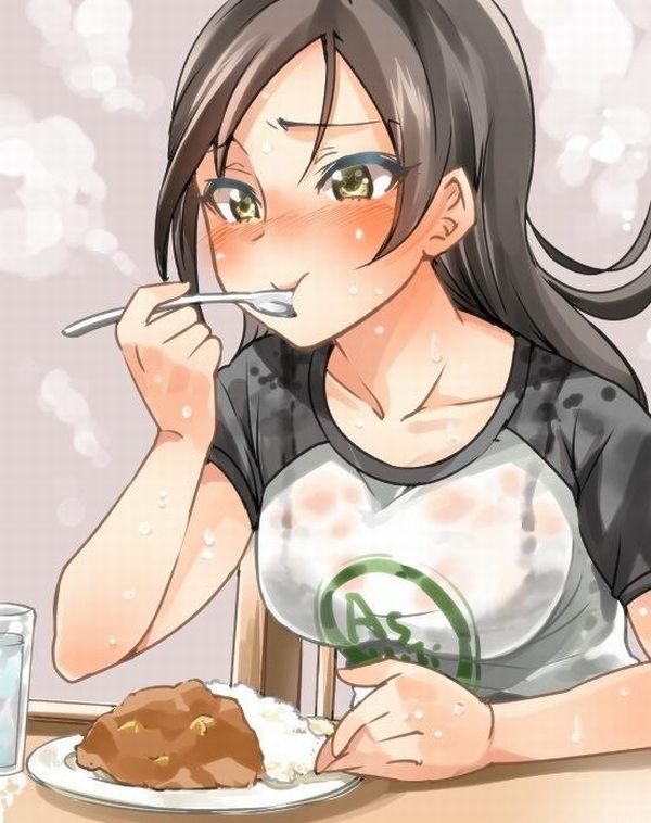 【飯テロ】女の子が美味しそうに食事してる二次画像【9】