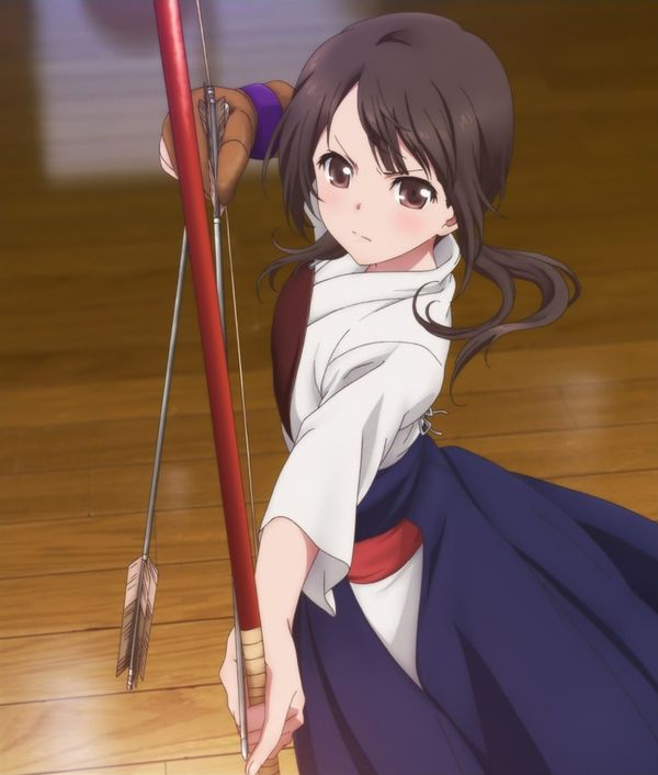 【部活】女子弓道部の袴がそそる二次エロ画像【7】