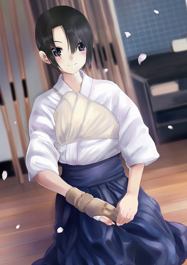 【部活】女子弓道部の袴がそそる二次エロ画像【13】