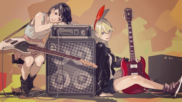 【Rock】ギター弾いてる女の子達の二次画像【12】