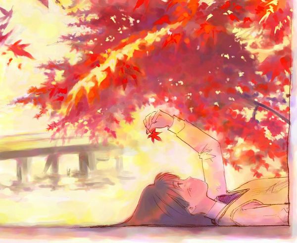 【紅葉】秋っぽい風景と美少女達の二次画像 【8】