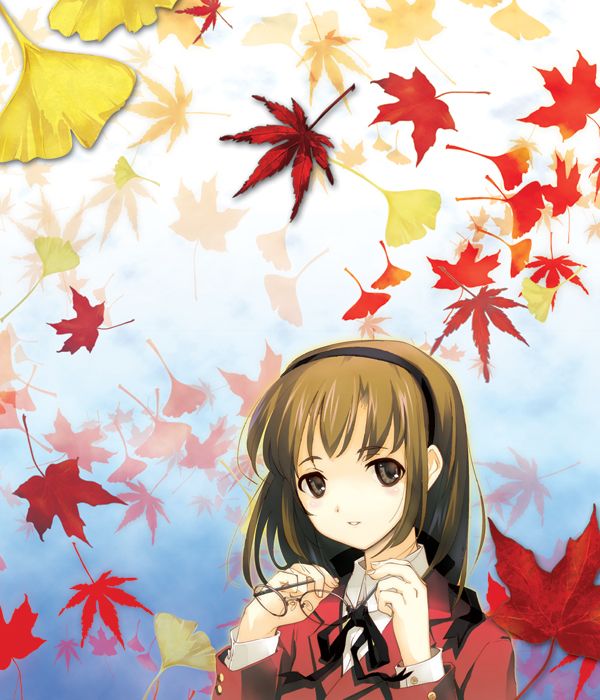 【紅葉】秋っぽい風景と美少女達の二次画像 【9】