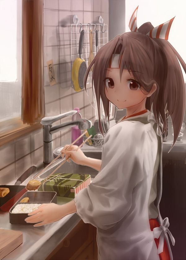 【料理は愛情】料理を作っている最中な女の子達の二次画像 【6】