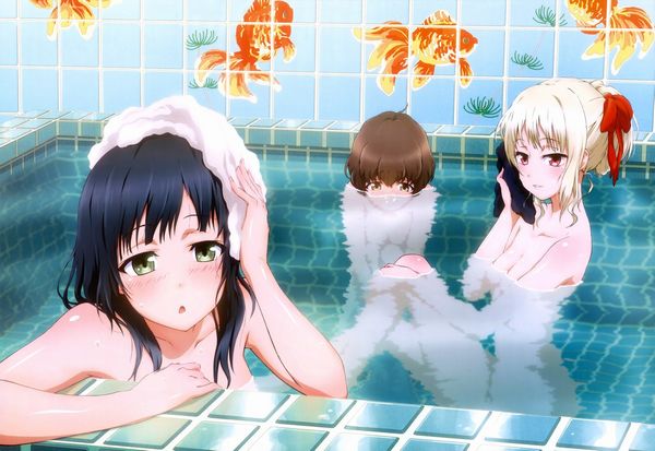 【裸の付き合い】みんなで風呂に入ってる二次エロ画像 【6】