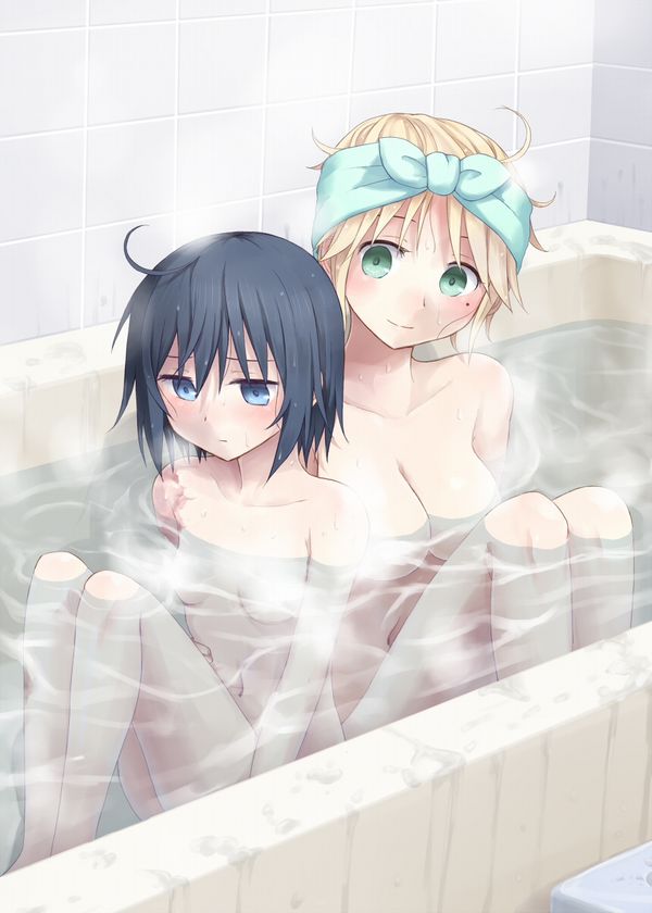 【裸の付き合い】みんなで風呂に入ってる二次エロ画像 【23】