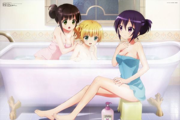 【裸の付き合い】みんなで風呂に入ってる二次エロ画像 【24】