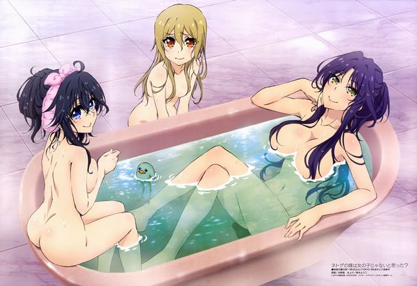 【裸の付き合い】みんなで風呂に入ってる二次エロ画像 【37】