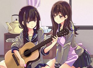 【サブカル好きそう】アコースティックギターと女の子の二次画像