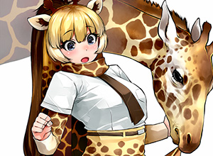 【けものフレンズ】アミメキリン(reticulated-giraffe)のエロ画像【けもフレ】