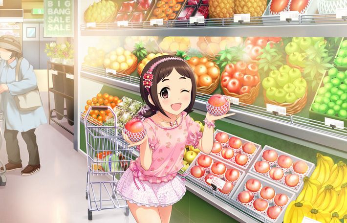【最近野菜が高いよね？】スーパーで買い物してる女の子達の二次画像【10】