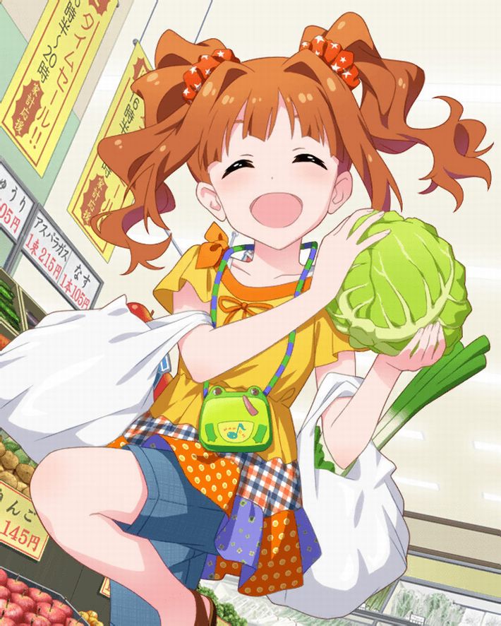 【最近野菜が高いよね？】スーパーで買い物してる女の子達の二次画像【14】