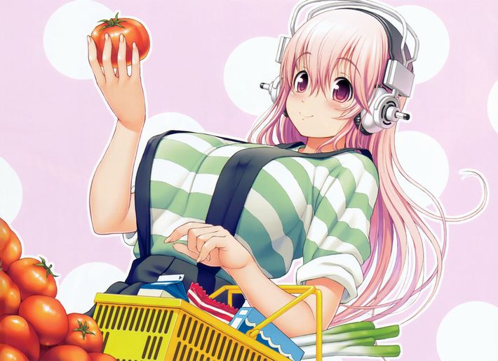 【最近野菜が高いよね？】スーパーで買い物してる女の子達の二次画像【39】