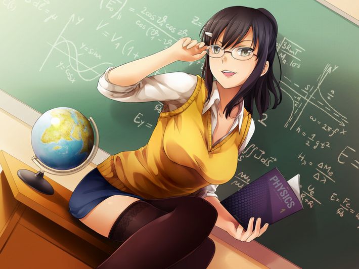 【安直だけど】メガネをかけた賢そうな女教師の二次エロ画像【11】