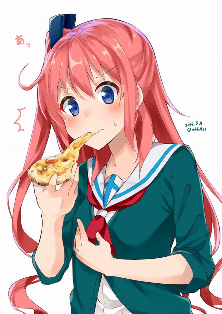 【ピザハット半額は】ピザ食ってる女の子の二次画像【２/８まで】【5】