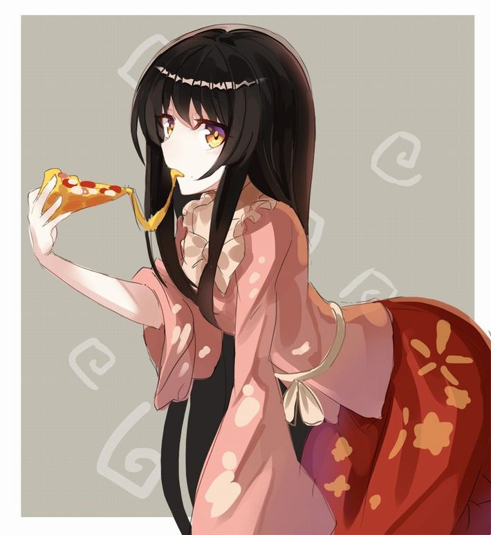 【ピザハット半額は】ピザ食ってる女の子の二次画像【２/８まで】【9】