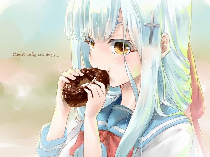 【ミスド】ドーナツ食べてる女の子の二次画像【ダンキン】【24】