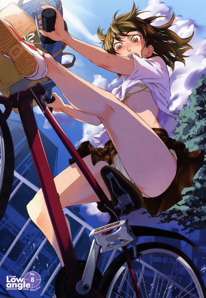 【バイセコー】自転車パンチラの二次エロ画像【23】