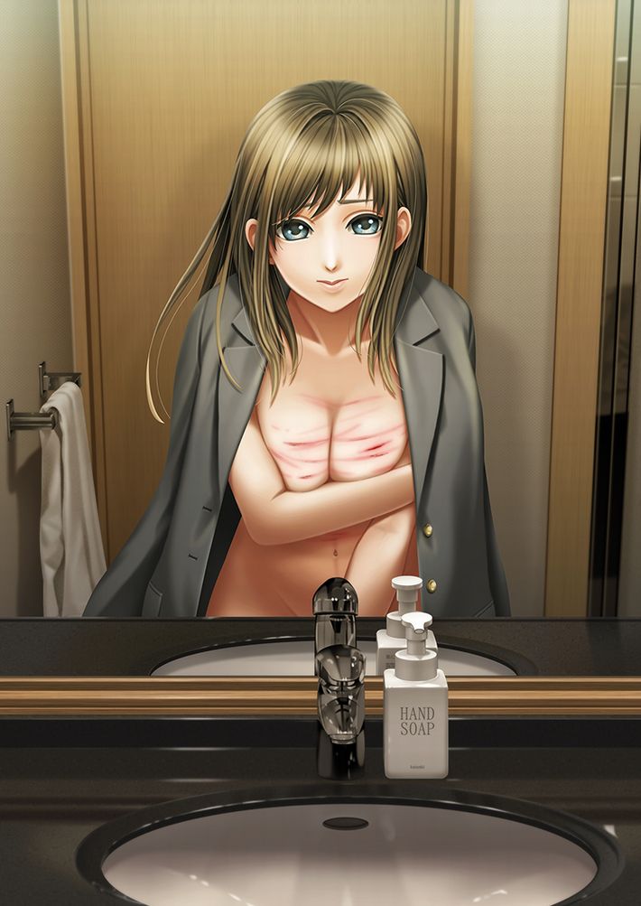 【着替えたり】洗面台の鏡の前の二次エロ画像【歯磨きしたり】【25】