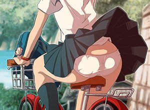 【バイセコー】自転車パンチラの二次エロ画像