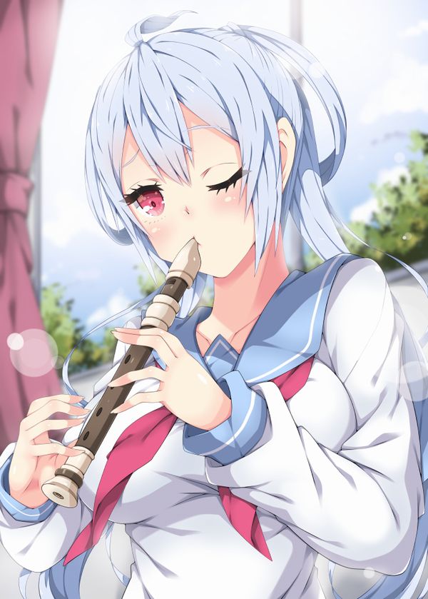 【フェラの隠語じゃないよ？】笛を吹いてる女の子達の二次エロ画像【25】