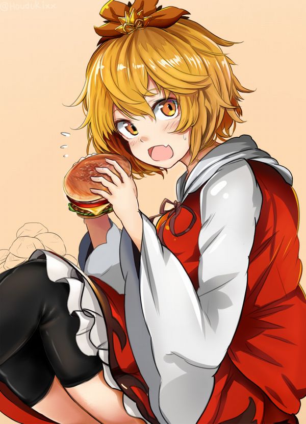 【ノーノー】ハンバーガー食べてる女の子達の二次画像【ヘンブゥーグゥ～】【3】
