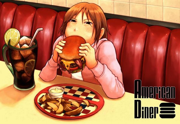 【ノーノー】ハンバーガー食べてる女の子達の二次画像【ヘンブゥーグゥ～】【38】