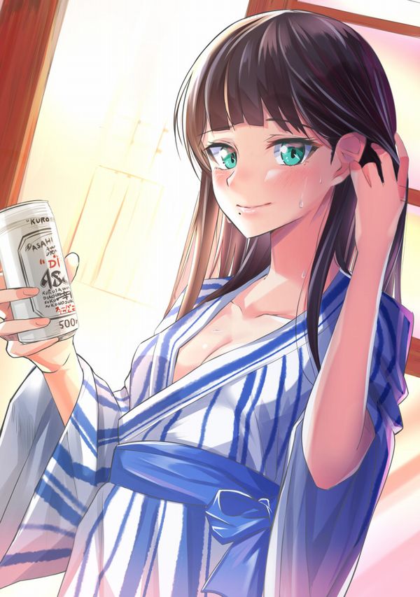 【エサヒィ～】缶ビール飲んでる女の子の二次エロ画像【スープゥードゥラァァァ～～イィ】【2】
