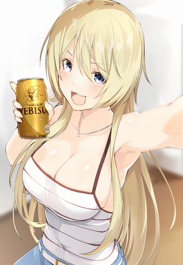 【エサヒィ～】缶ビール飲んでる女の子の二次エロ画像【スープゥードゥラァァァ～～イィ】【22】