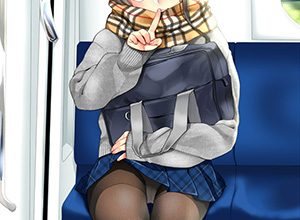 【日常のエロス】電車に乗ってる女の子達のパンチラ・胸チラ等二次エロ画像