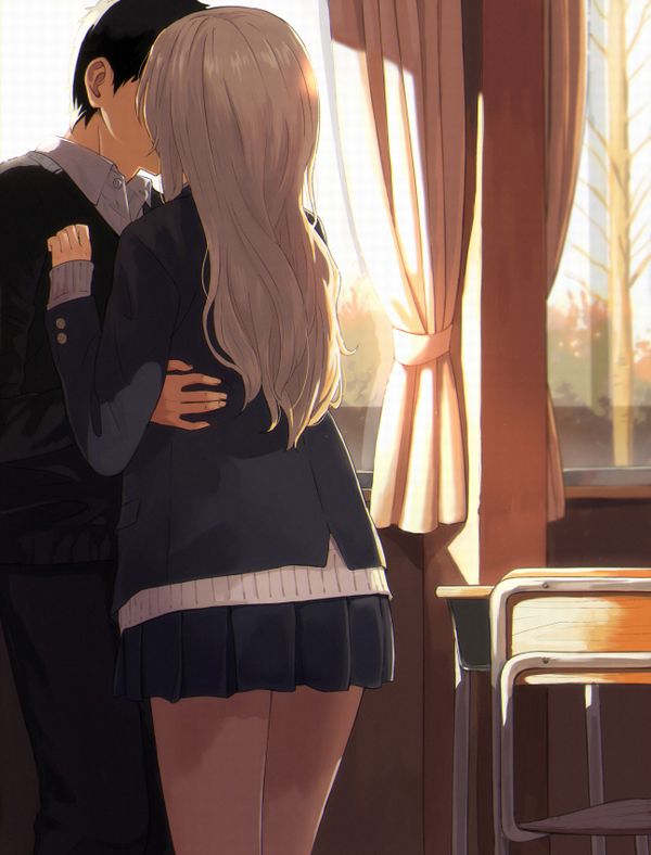 【時事ネタ】女子高生が男とキスしてる二次エロ画像【25】