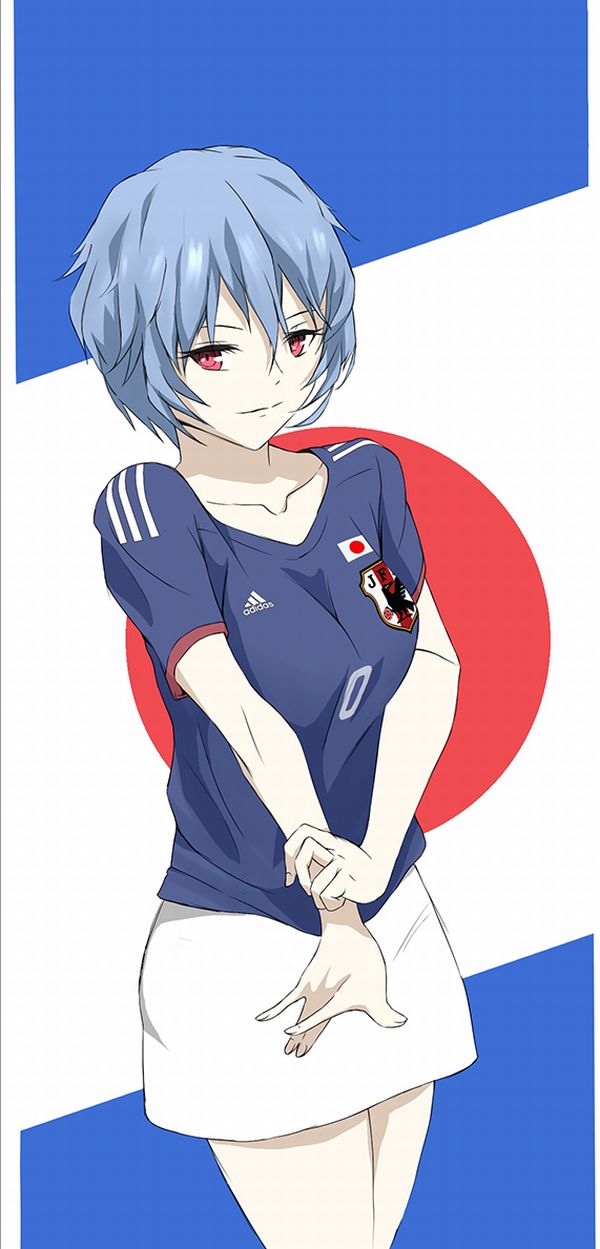 【祝！日本勝利】サッカー日本代表ユニフォームを着た女子達の二次画像【37】