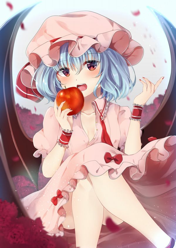 【日本ではまず見ない光景】りんごをそのままかじる女の子の二次画像【11】