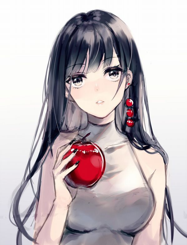 【日本ではまず見ない光景】りんごをそのままかじる女の子の二次画像【22】