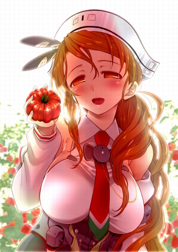 【夏野菜】トマトと女の子の二次画像【13】