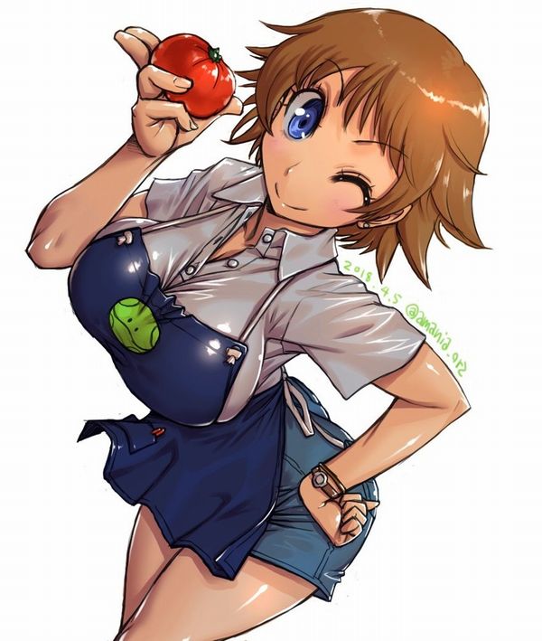 【夏野菜】トマトと女の子の二次画像【17】