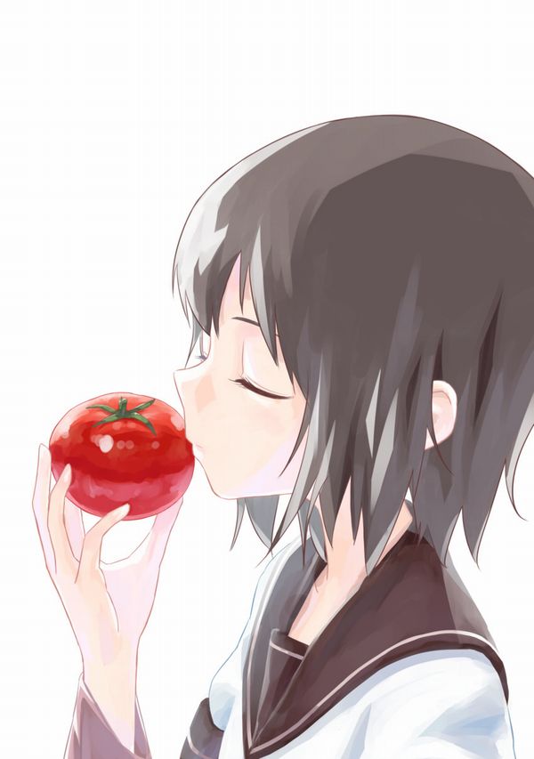 【夏野菜】トマトと女の子の二次画像【19】