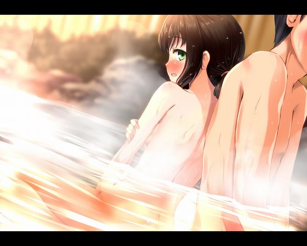 【素晴らしき日本文化】混浴温泉の二次エロ画像【12】