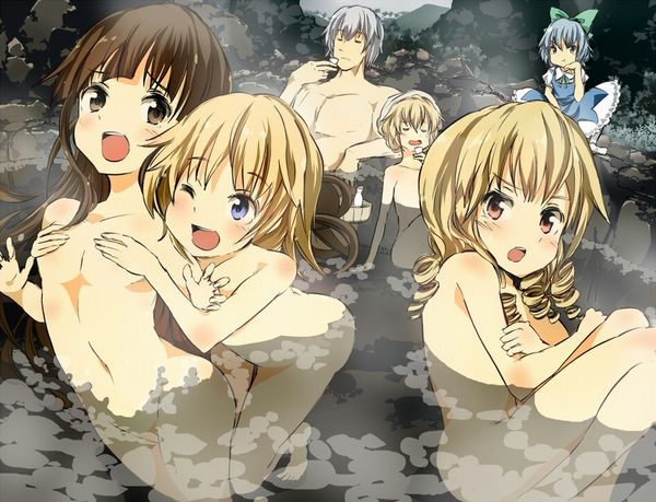 【素晴らしき日本文化】混浴温泉の二次エロ画像【17】