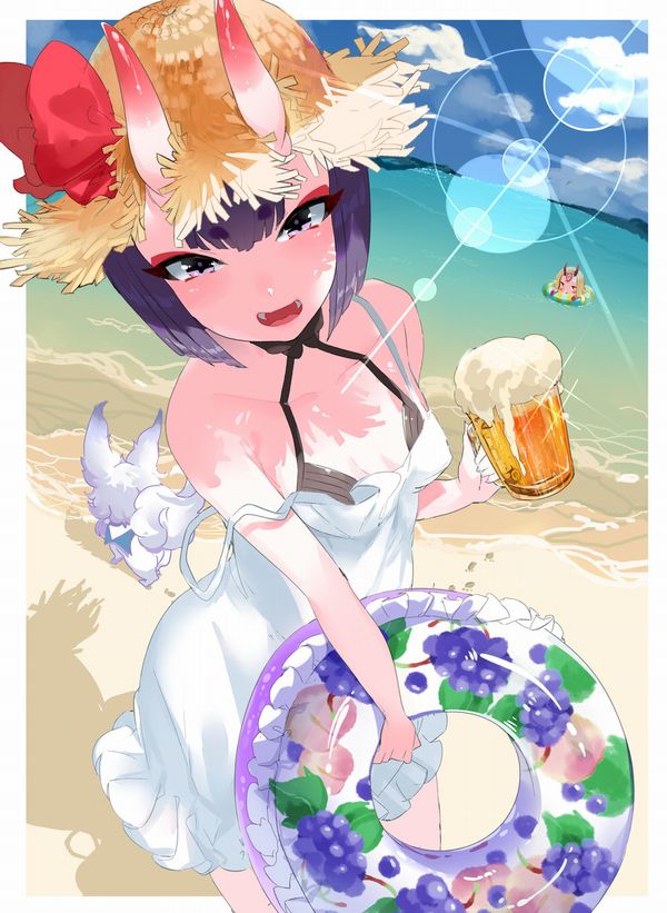 【風物詩】真夏の海で飲むビールってうめえよなぁ！？って二次画像【24】