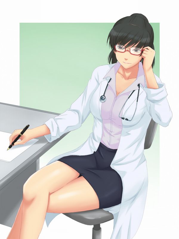 【チャレンジ女医】女性のお医者さんにエッチな看護されてる二次エロ画像【17】