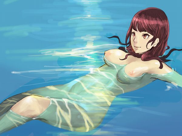 【そうか…脱げばいいんだ】女の子が全裸で泳いでる二次エロ画像【12】