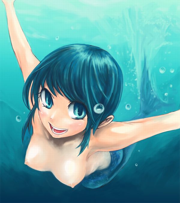 【そうか…脱げばいいんだ】女の子が全裸で泳いでる二次エロ画像【14】