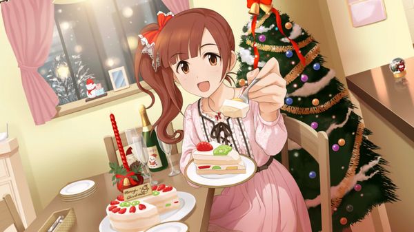 【イブだから】クリスマスケーキと女の子の二次画像【8】