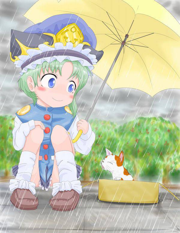 【ごめんね】雨と捨て猫と美少女の二次画像【傘借りるわね】【13】