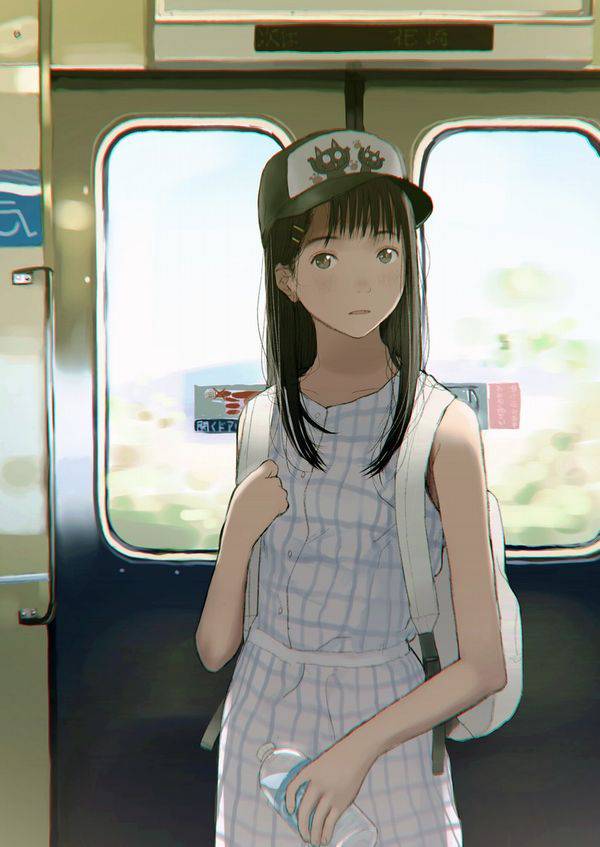 【日常の風景】電車に乗る女子達の二次画像【36】